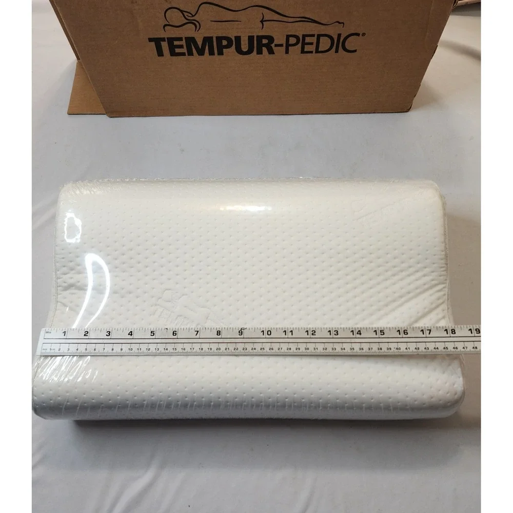 Tempur-Pedic TEMPUR-Ergo Neck Pillow Large Ergonomic Memory Foam White Open Box
